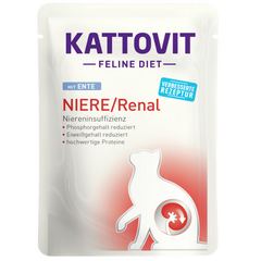 Kattovit PB Feline Diet Niere/Renal Ente 85g