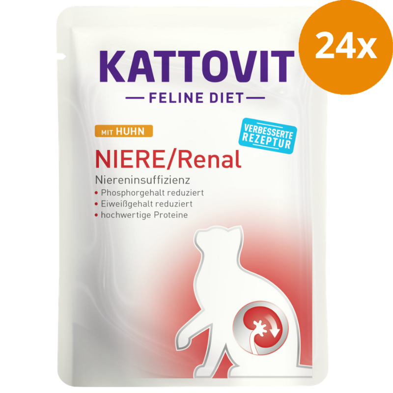 Kattovit PB Feline Diet Niere/Renal Huhn 85g