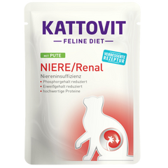 Kattovit PB Feline Diet Niere/Renal Pute 85g