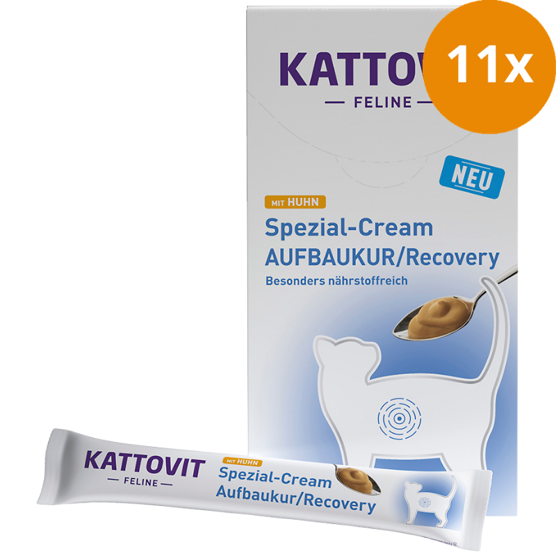 Kattovit Spezial-Cream Aufbaukur/Recovery mit Huhn 6 x 16 g