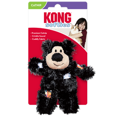 KONG Cat Softies Patchwork Bear