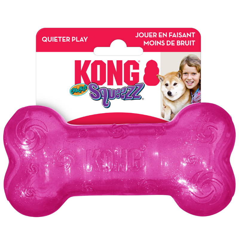 KONG Squeezz Crackle Bone