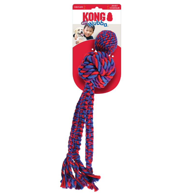 KONG Wubba Weaves mit Seil