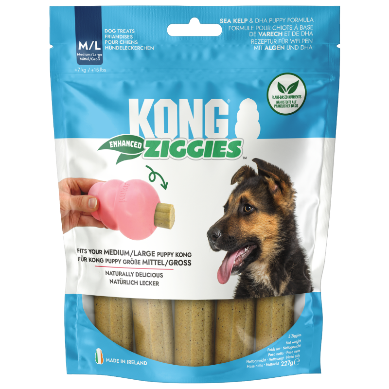 KONG Ziggies Enhanced Puppy Medium/Large 227 g