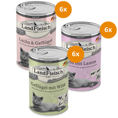Landfleisch Cat 400 g - Mix Sparpaket