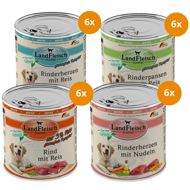 LandFleisch Kombipaket 800 g – Rind Spezial Mix (4 Sorten)