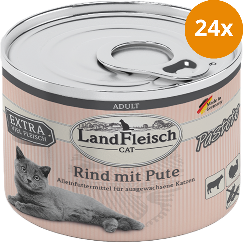 LandFleisch Pastete Rind & Pute 195 g