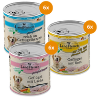 LandFleisch Probierpaket 800 g – Geflügel & Fisch Mix