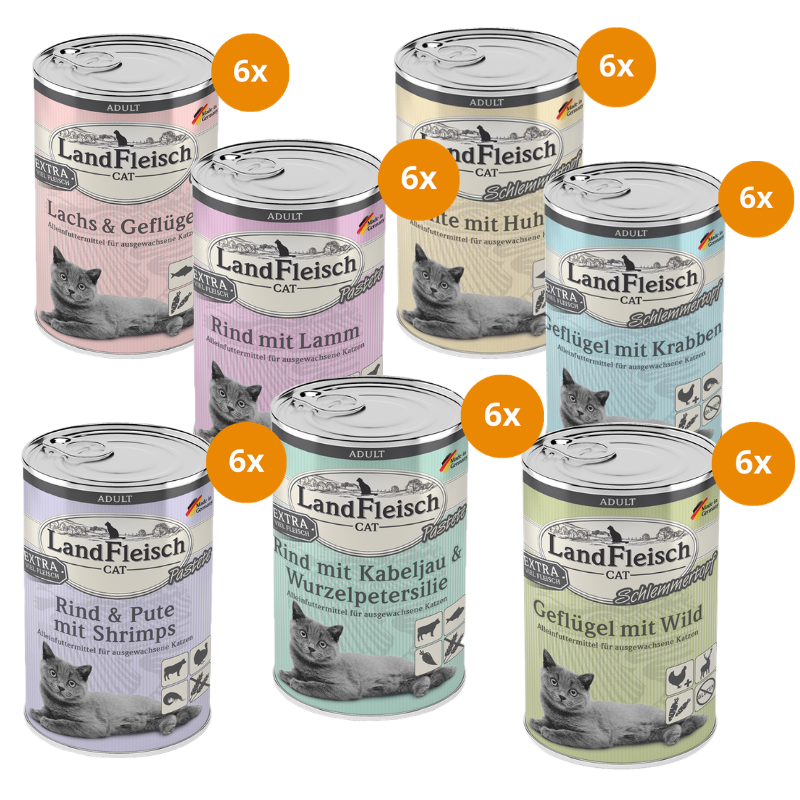 LandFleisch Probierpaket 400 g – Gourmet Mix (7 Sorten)