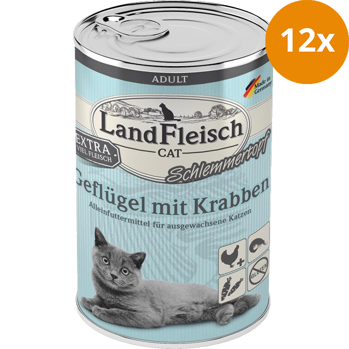 LandFleisch Schlemmertopf Geflügel & Krabben 400 g