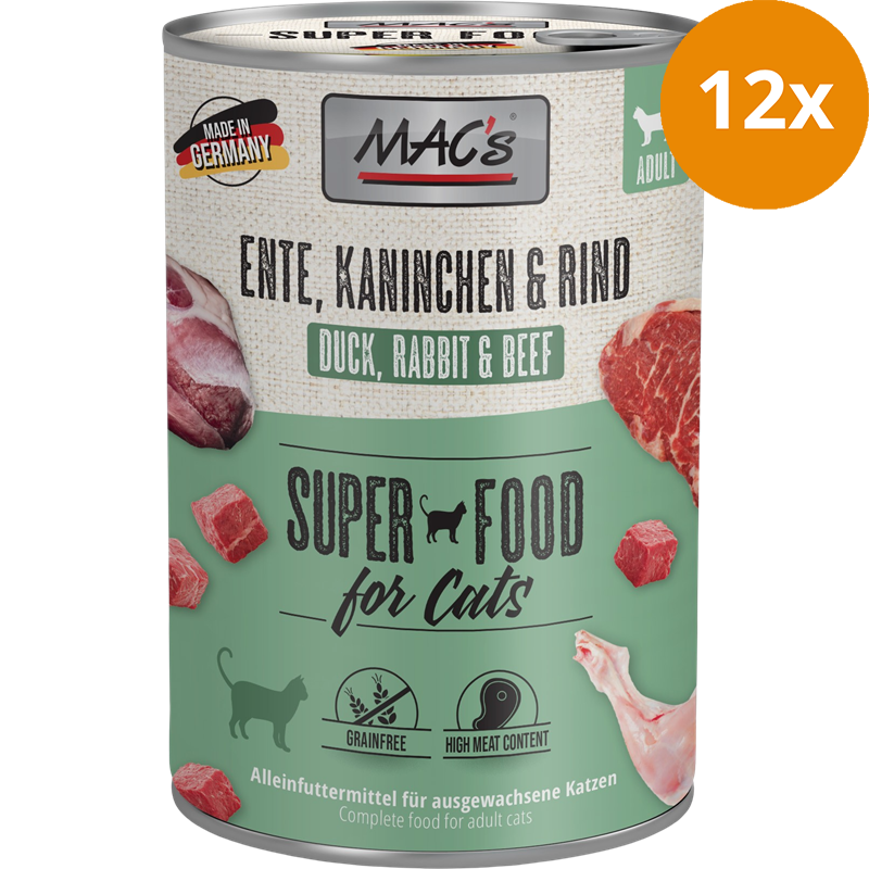 MAC's Cat Ente, Kaninchen, Rind 400 g