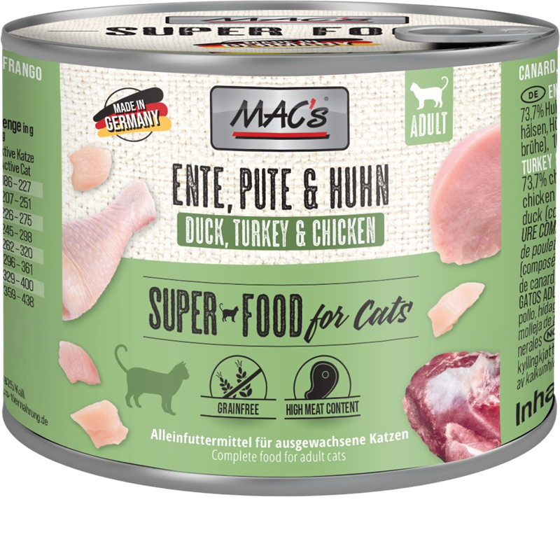 MAC's Cat Ente, Pute, Huhn 200 g