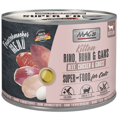 MAC's Cat Feinschmecker Kitten Rind, Huhn & Gans 200 g