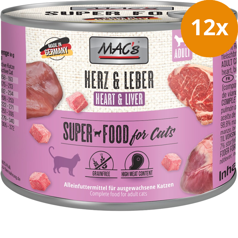 MAC's Cat Herz & Leber 200 g