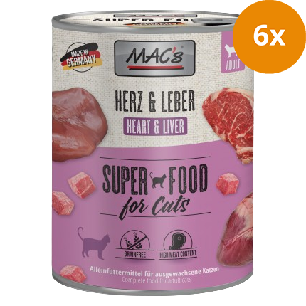 MAC's Cat Herz & Leber 800 g