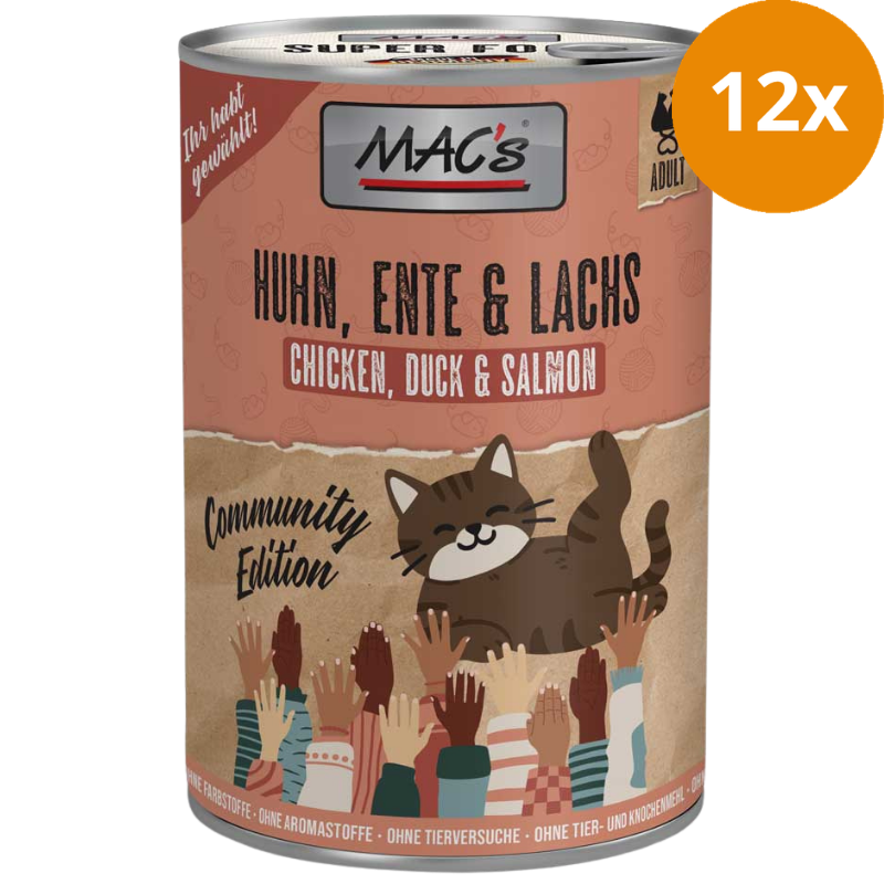 MAC's Cat Huhn, Ente & Lachs 400 g