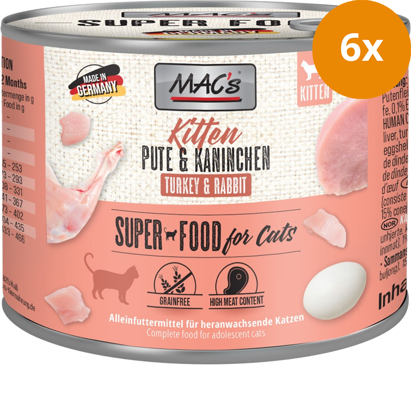 MAC's Cat Kitten Pute & Kaninchen 200 g