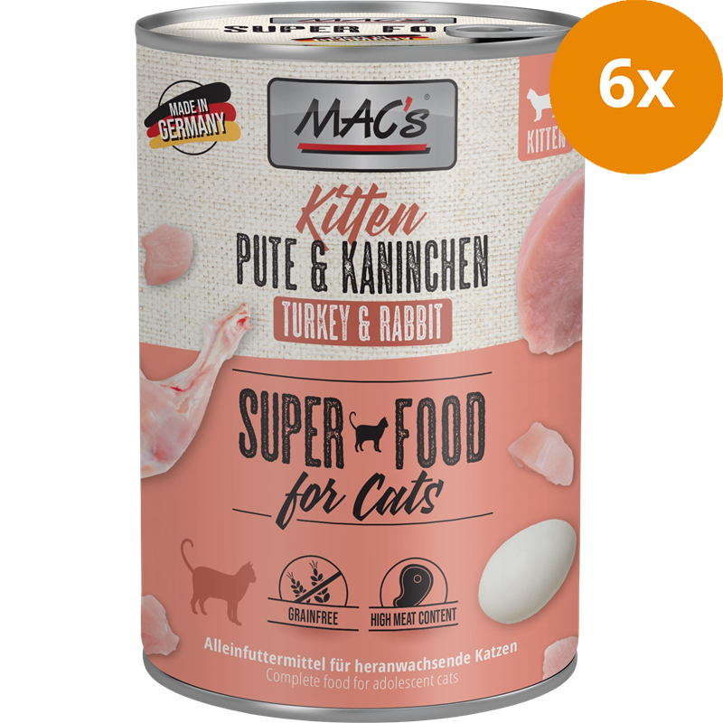 MAC's Cat Kitten Pute & Kaninchen 400 g