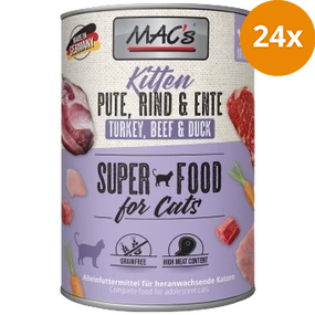 MAC's Cat Kitten Pute, Rind & Ente 400 g