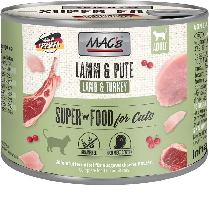 MAC's Cat Lamm & Pute 200 g