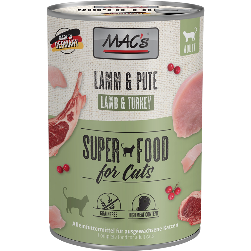 MAC's Cat Lamm & Pute 400 g