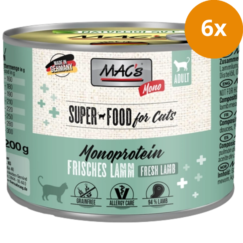 MAC's Cat Mono Frisches Lamm 200 g