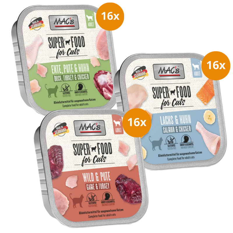 MAC's Cat Nassfutter 100 g - Mix Sparpaket