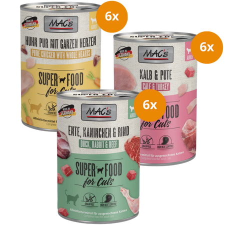 MAC's Cat Nassfutter 400 g - Mix Sparpaket