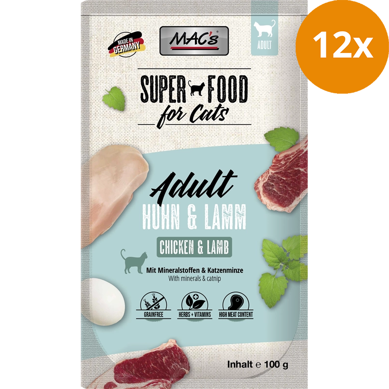 MAC's Cat Pouch Huhn & Lamm 100 g