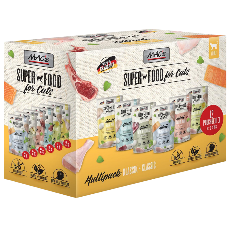 MAC's Cat Pouch Pack Multipack Klassik12x100g