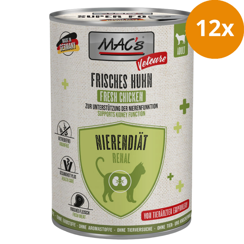 MAC's Cat Vetcare Nierendiät Huhn 400 g