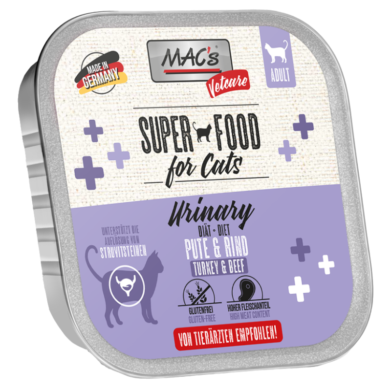 MAC's Cat Vetcare Urinary Pute & Rind 100 g