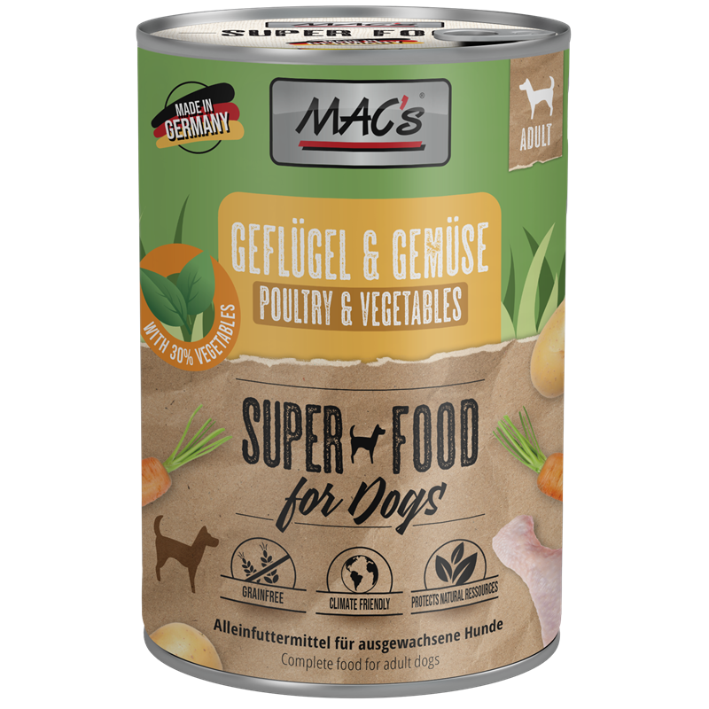 MAC's Dog Geflügel & Gemüse 400 g