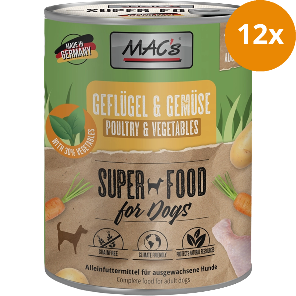 MAC's Dog Geflügel & Gemüse 800 g