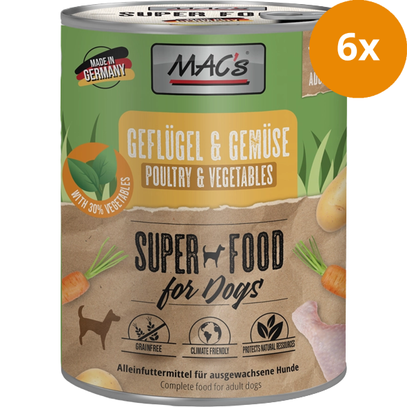 MAC's Dog Geflügel & Gemüse 800 g