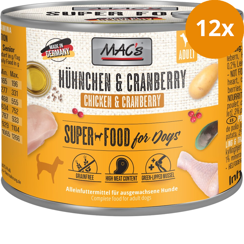 MAC's Dog Hühnchen & Cranberry 200 g