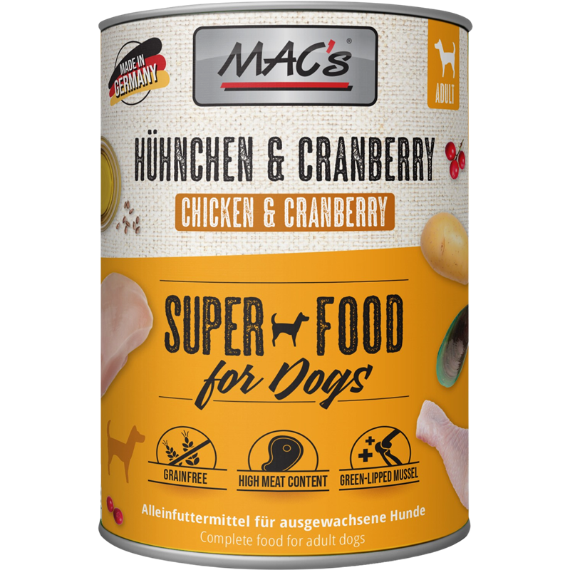 MAC's Dog Hühnchen & Cranberry 800 g