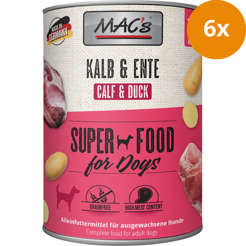 MAC's Dog Kalb & Ente 800 g