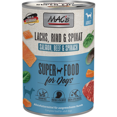 MAC's Dog Lachs, Rind & Spinat 400 g
