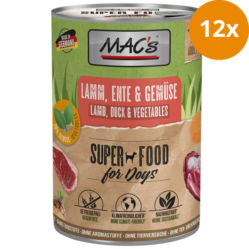 MAC's Dog Lamm, Ente & Gemüse 400 g