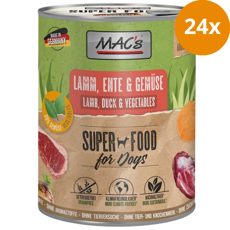 MAC's Dog Lamm, Ente & Gemüse 800 g