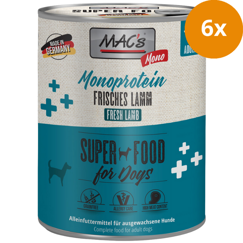 MAC's Dog Monoprotein Frisches Lamm 800 g