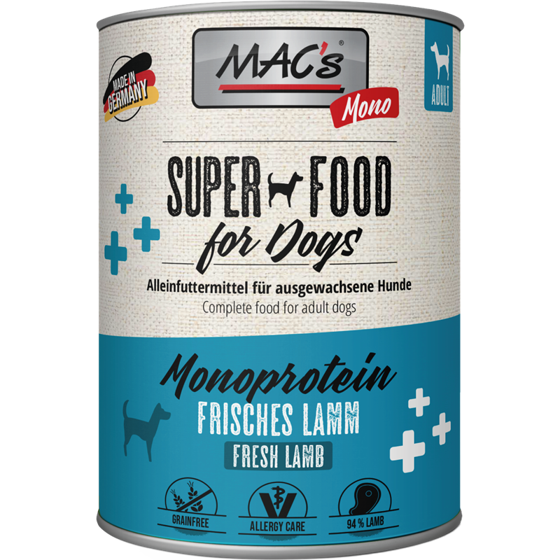 MAC's Dog Monoprotein Lamm 800 g