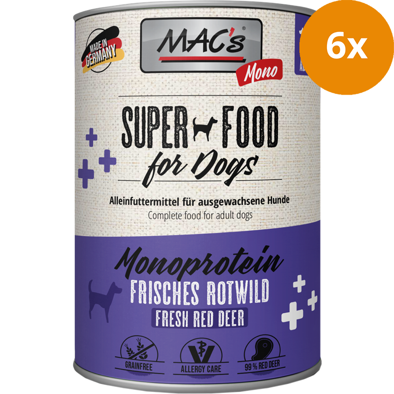 MAC's Dog Monoprotein Rotwild 400 g