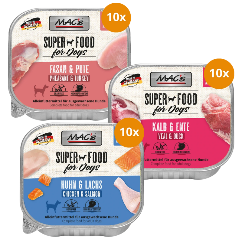 MAC's Dog Nassfutter 150 g - fröhlich mixen & sparen!