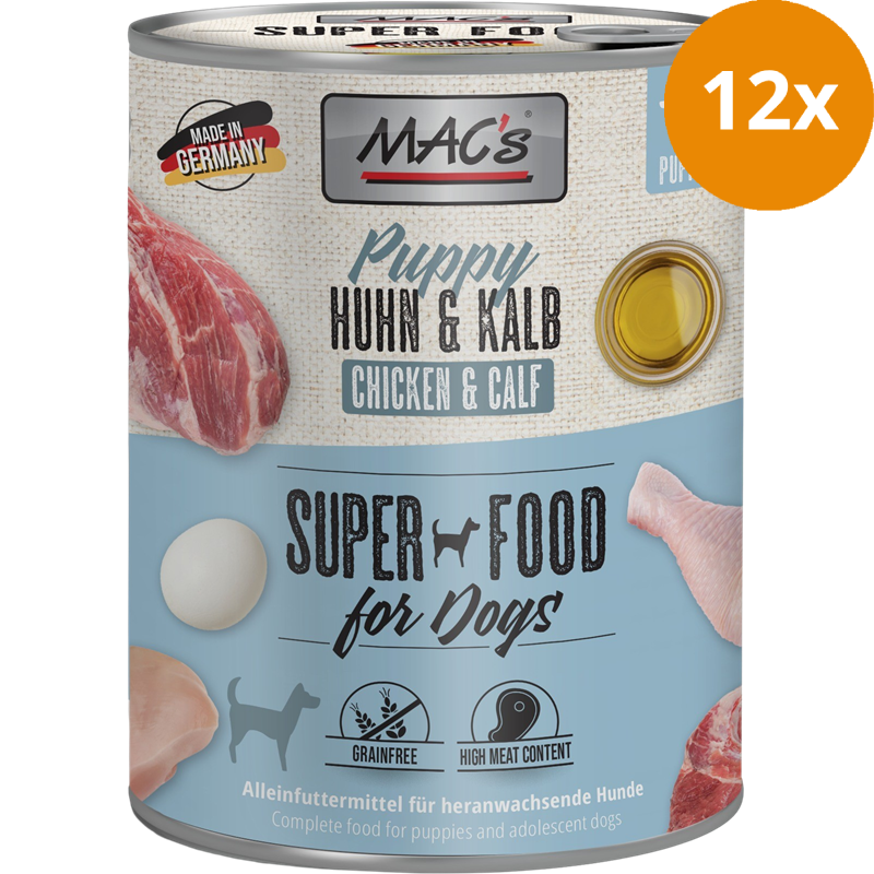 MAC's Dog Puppy Huhn & Kalb 800 g