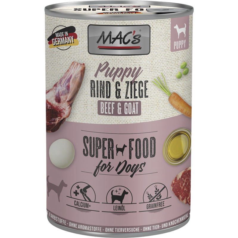 MAC's Puppy Rind & Ziege 400 g