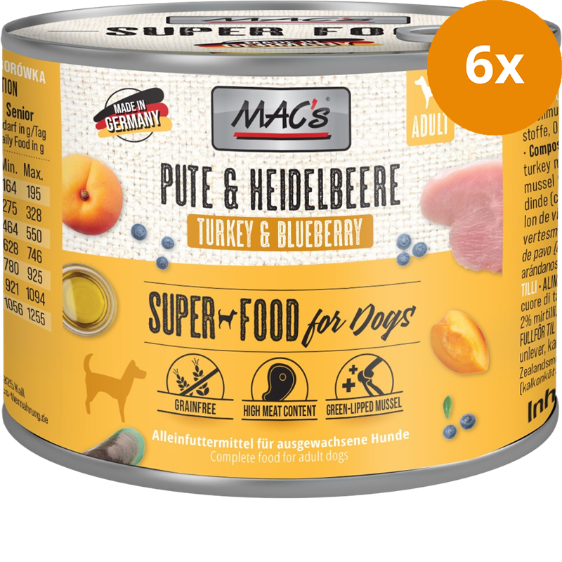 MAC's Dog Pute & Heidelbeeren 200 g