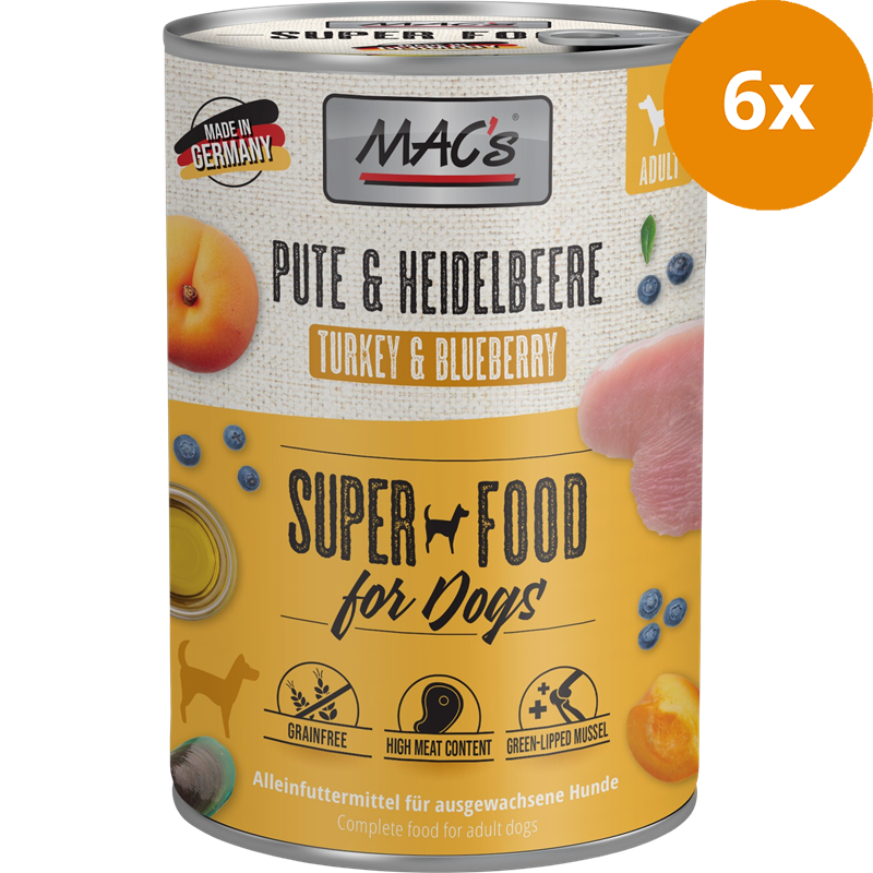 MAC's Dog Pute & Heidelbeeren 400 g