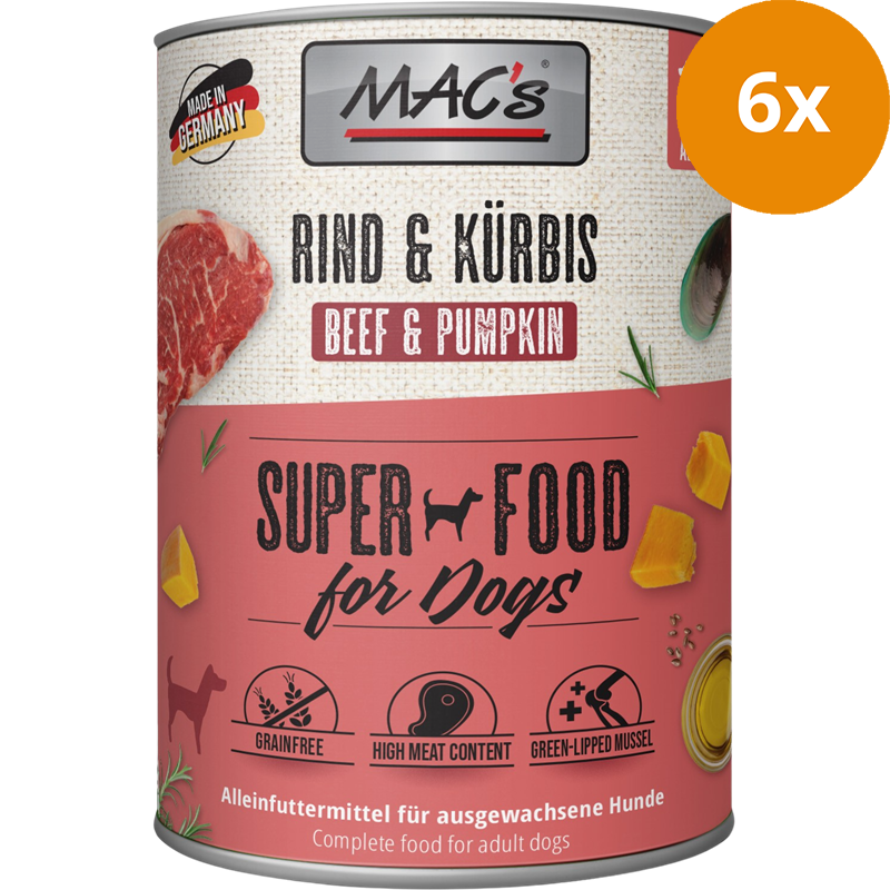 MAC's Dog Rind & Kürbis 800 g